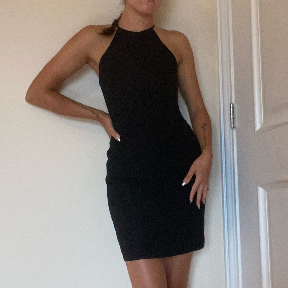 Laundry By Shelli Segal Black Mini Dress